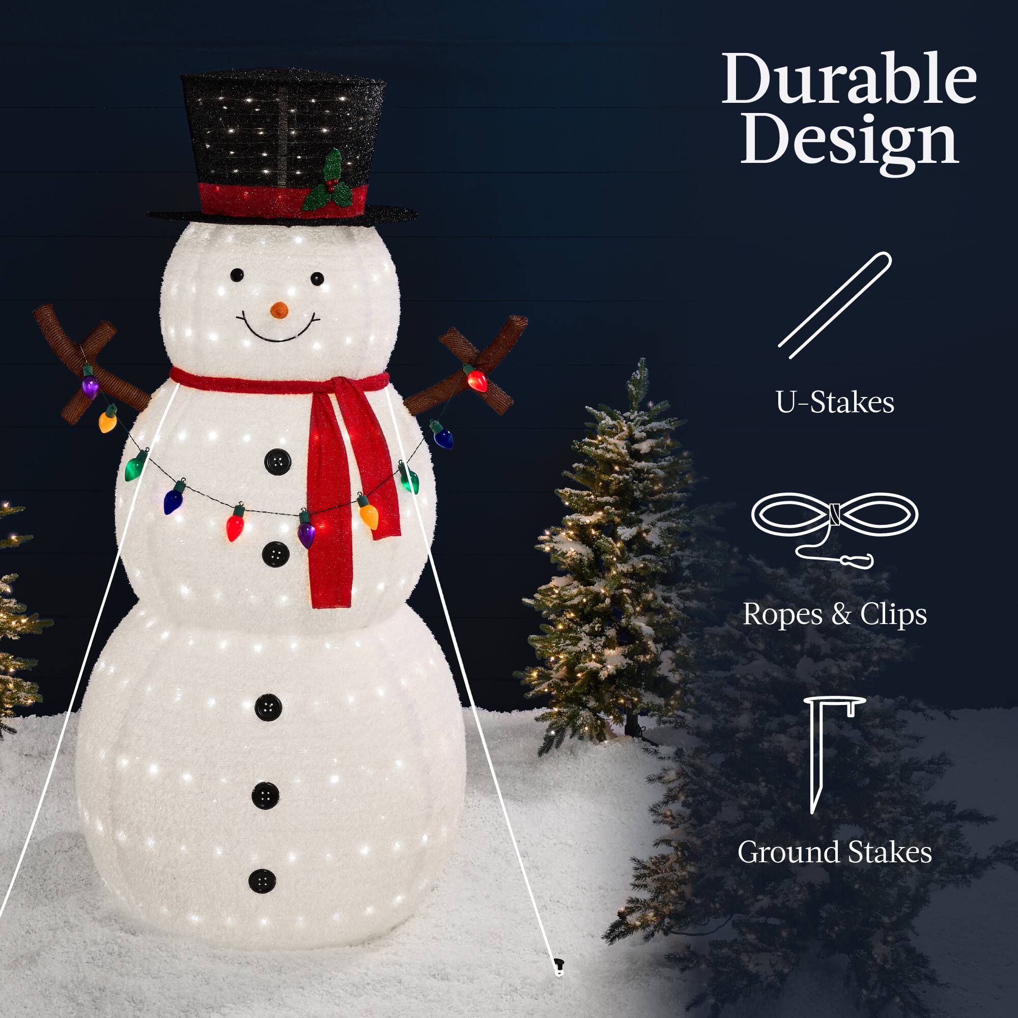 Durable Design

U-Stakes  
Ropes & Clips  
Ground Stakes