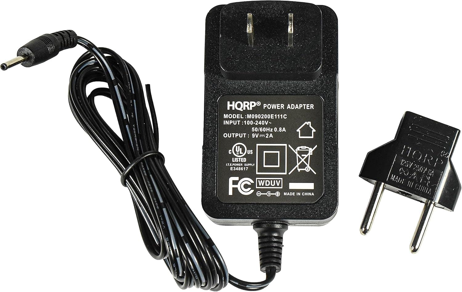 HQRP - AC Adapter for No! No! NONO Hair Removal System Model 8800 8810 8820 Vehicle Power Adapter Supply Cord