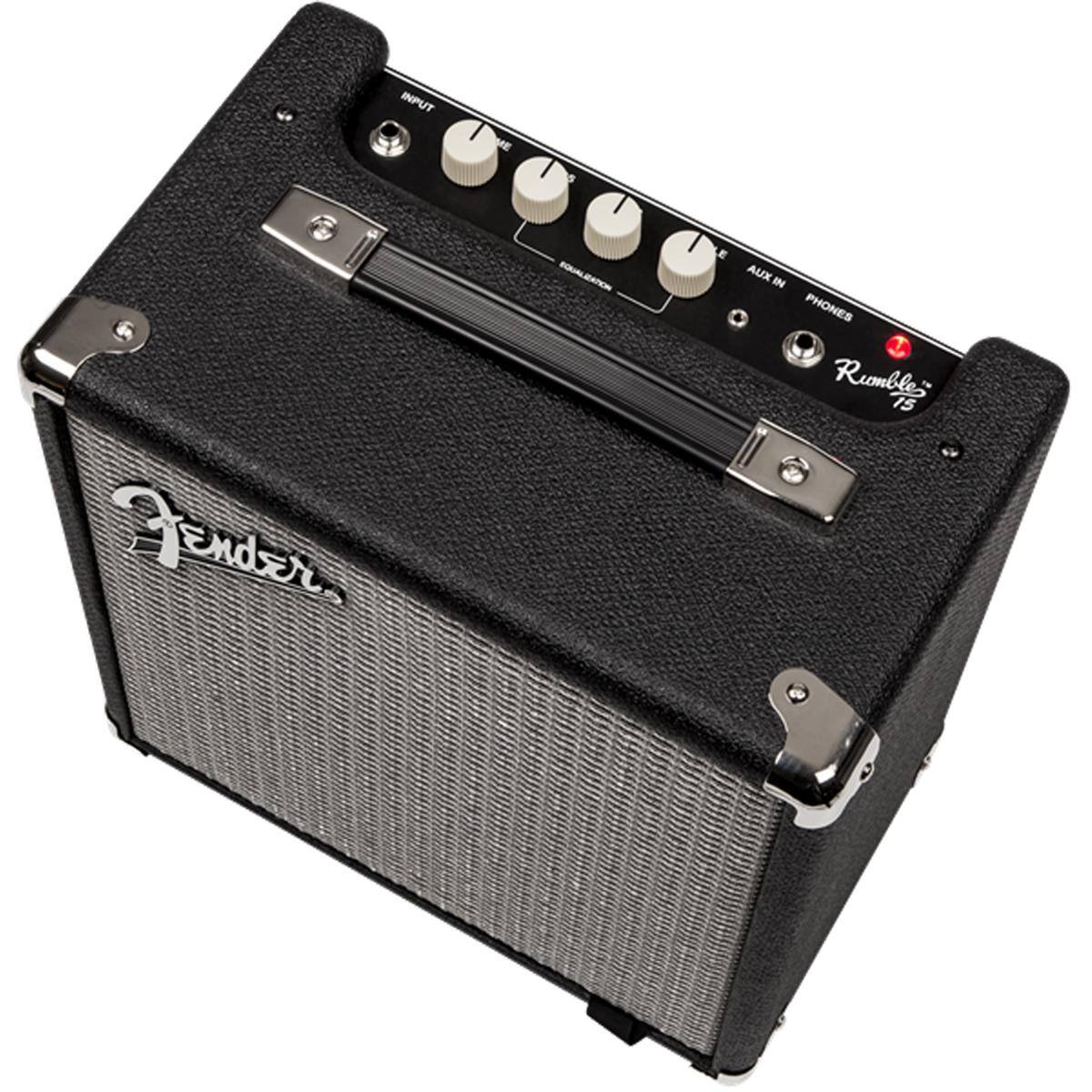 INPUT E  
GAIN  
TONE  
VOLUME  
E AUX IN  
PHONES  
Rumble 15