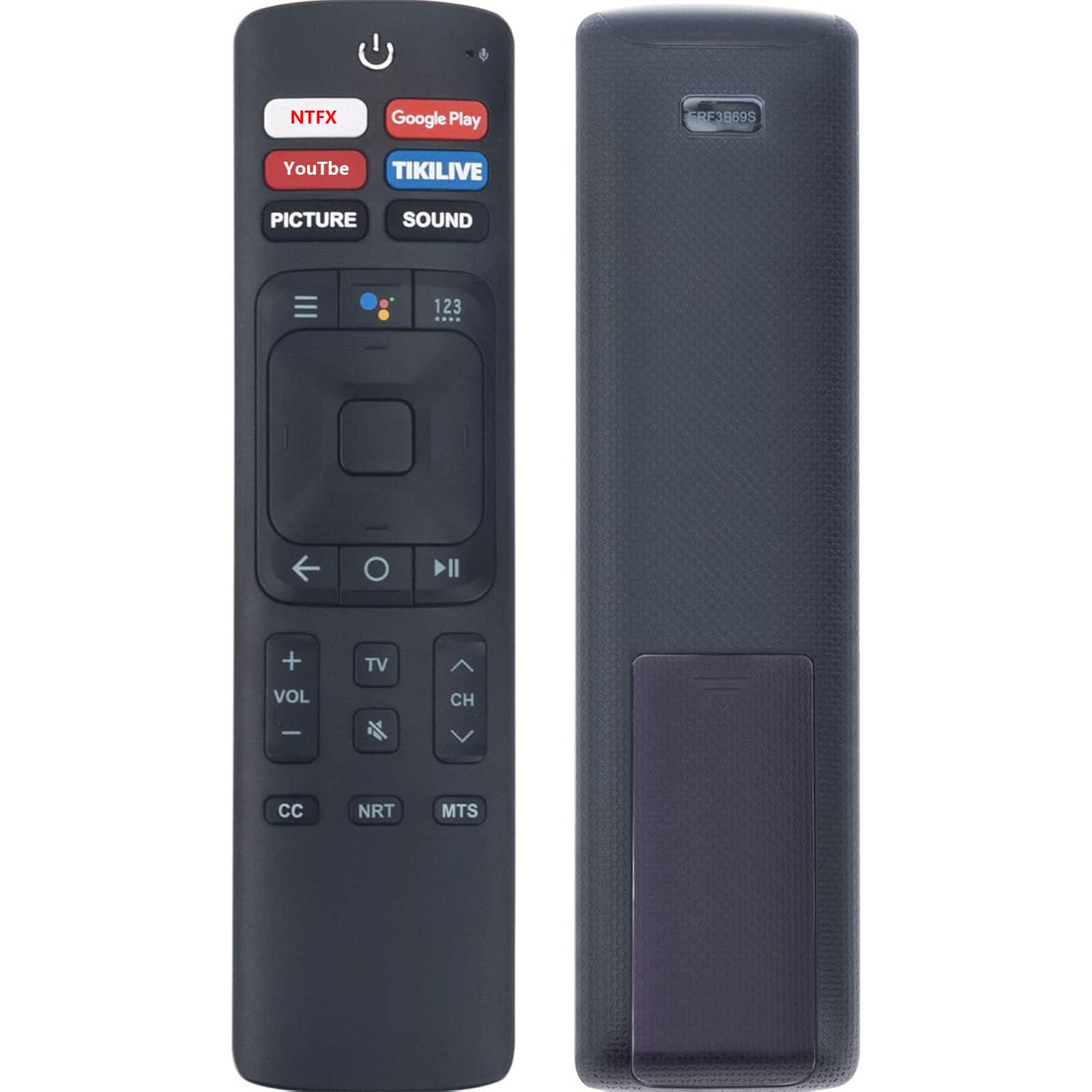 ZdalaMit - ERF3B69S Replacement Remote for Sharp/Hisense Smart TV Sub ERF3I69H ERF3I69H LC-50N6000 LC-50N5000 LC-55N8003U - Black