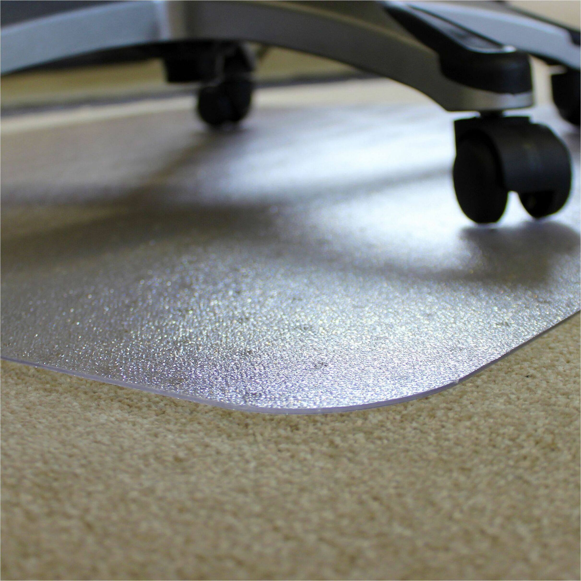 Alt View 21. Floortex - Floortex BioPlus Eco Friendly Carbon Neutral Chair Mat for Low / Medium Pile Carpets up to 1/2" thick - 35" x 47" - Clear.