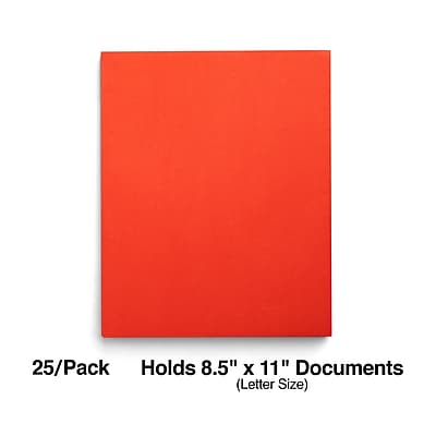 25/Pack  
Holds 8.5" x 11" Documents (Letter Size)