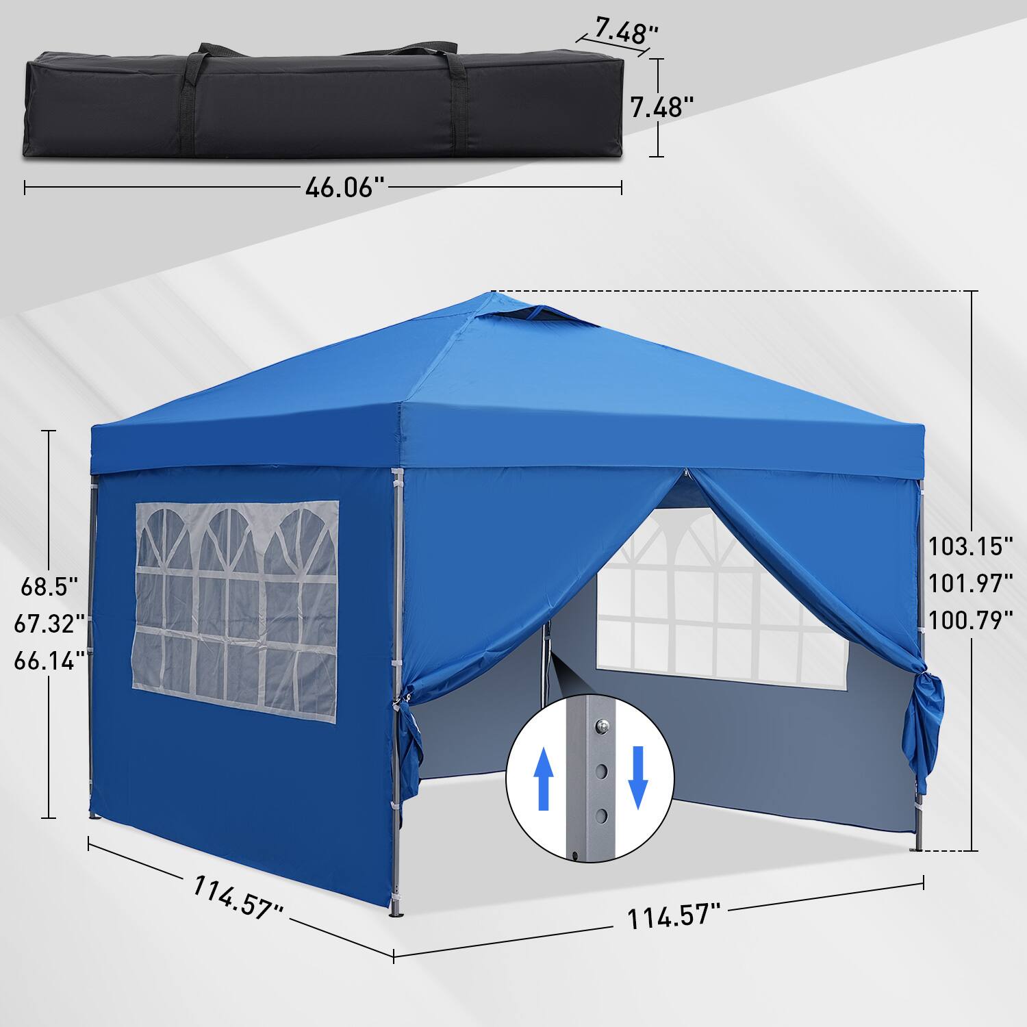 7.48" 7.48" 46.06" 68.5" 67.32" 66.14" 103.15" 101.97" 100.79" 114.57" 114.57"