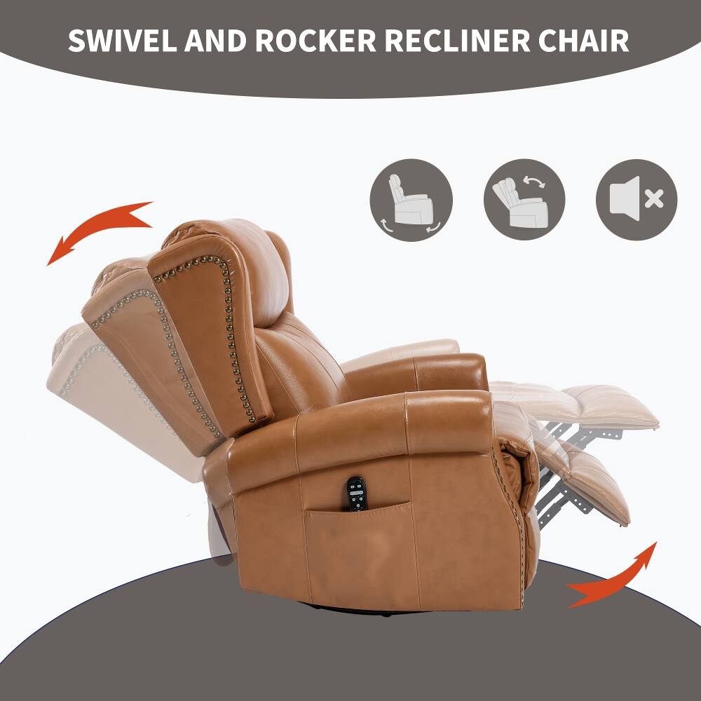 SWIVEL AND ROCKER RECLINER CHAIR