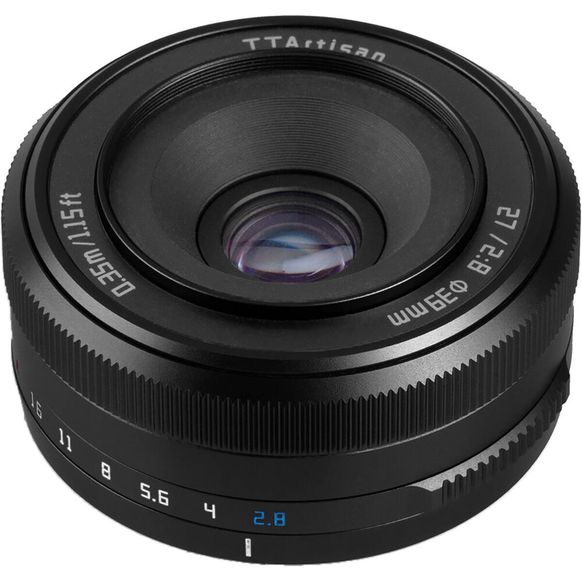 0.35m/1.15ft /1.15ft 0.35m 16 11 5.6

TTArtisan 27mm f/2.8

16 11 8 5.6 4 2.8