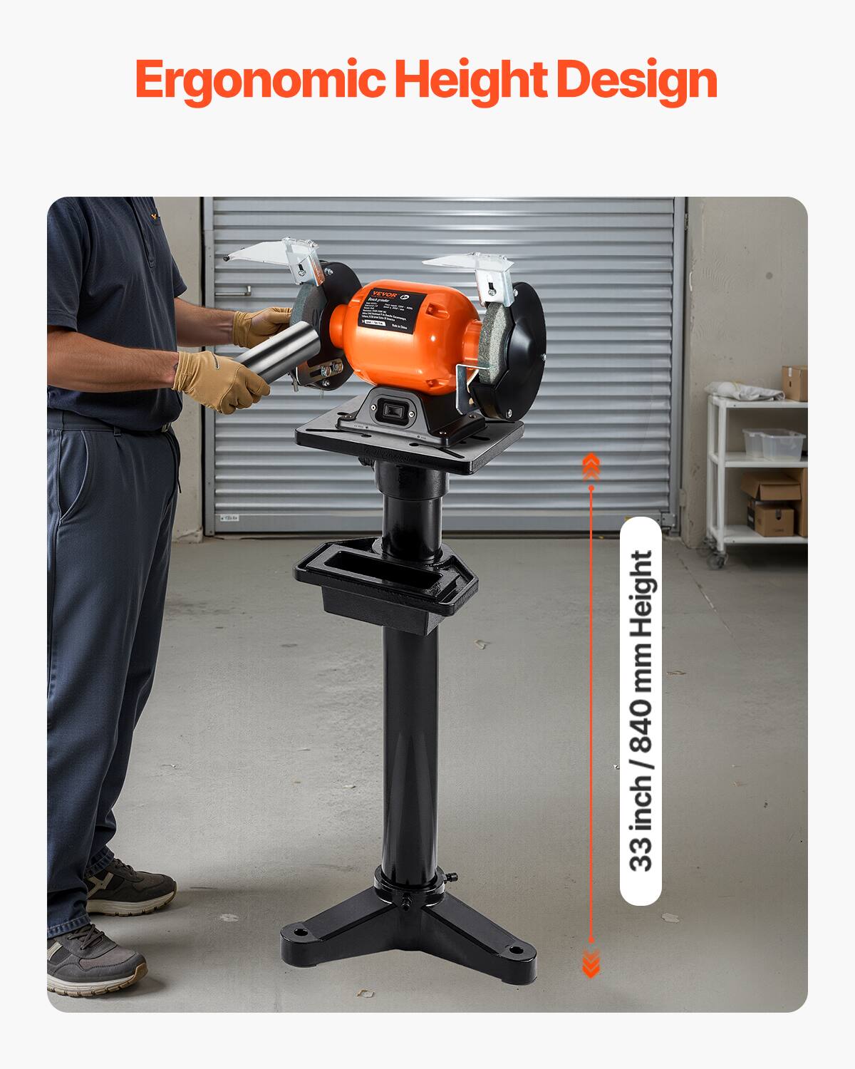 Ergonomic Height Design

33 inch / 840 mm Height