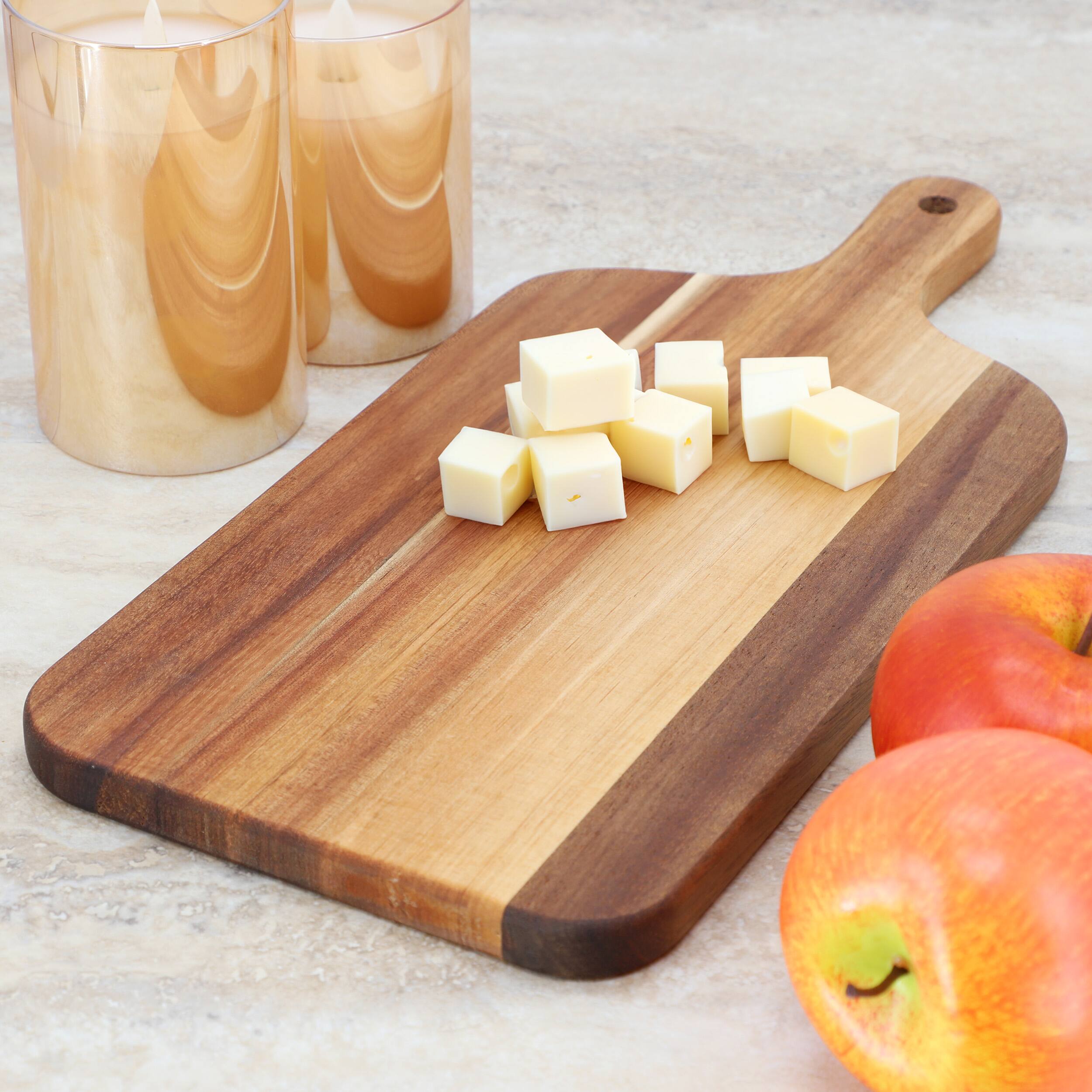 Alt View 6. MegaChef - MegaChef 11.5 Inch Acacia Wood Charcuterie Cheese Board - Brown.