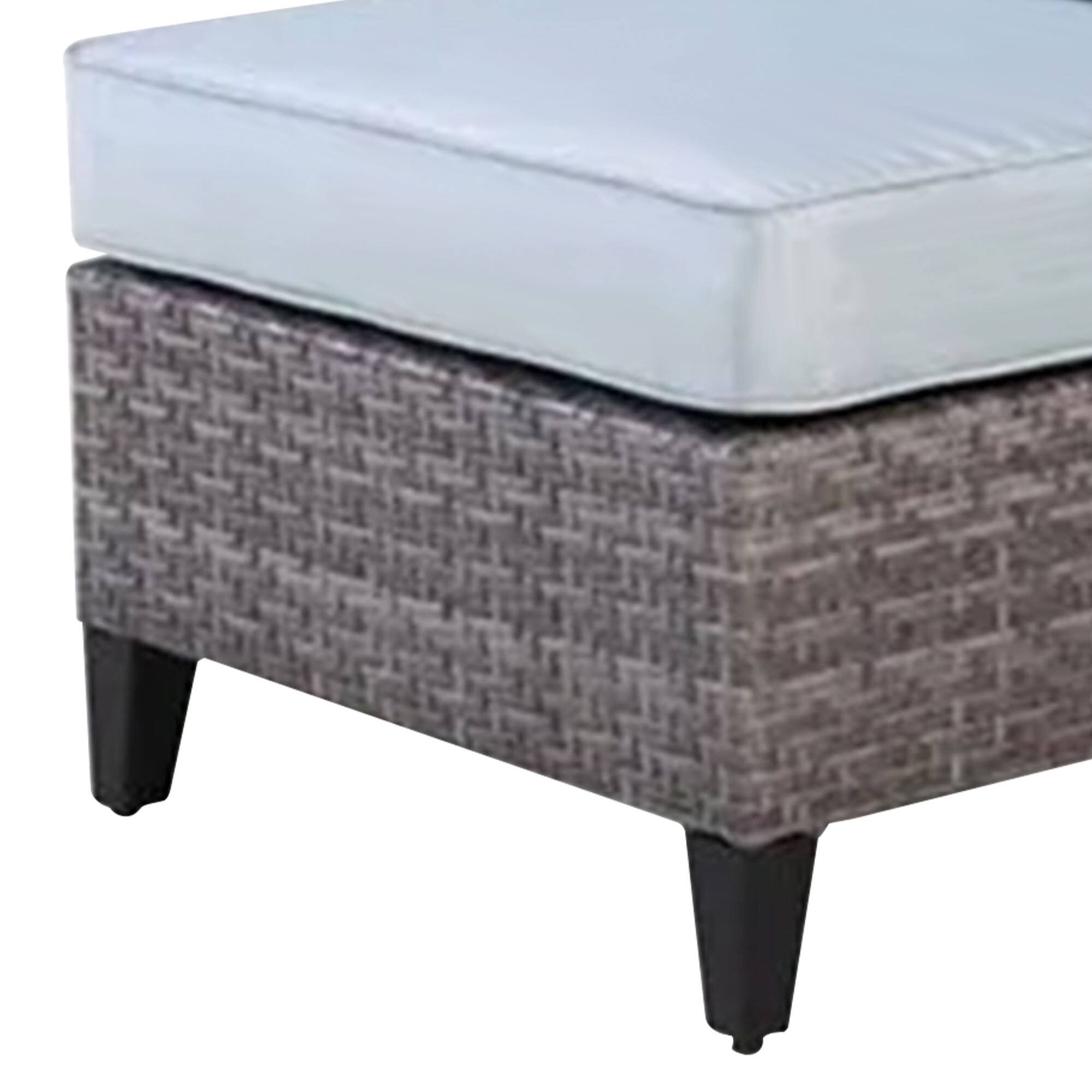 Alt View 3. Four Seasons Courtyard - Four Seasons Courtyard Serronova Brisbane Aluminum Cushioned Chair, Light Gray - Light Gray.