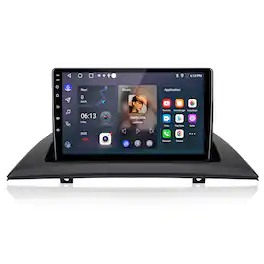 Junsun - For X3 E83 2004-2012 2+64GB Android 14 carplay 9 Inch Car Stereo Radio GPS Navi WIFI RDS SWC DSP FM Bluetooth - Black