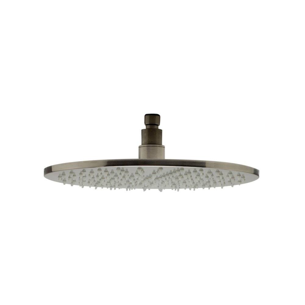 Alt View 1. Alfi - Brushed Nickel 12" Round Multi Color LED Rain Shower Head - Brushed Nickel.