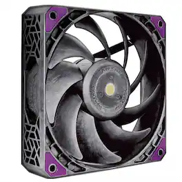 Super Flower - MEGACOOL 120mm fan, 12-pole motor design, extremely cooling performance, PWM, Computer Case Fan - Black
