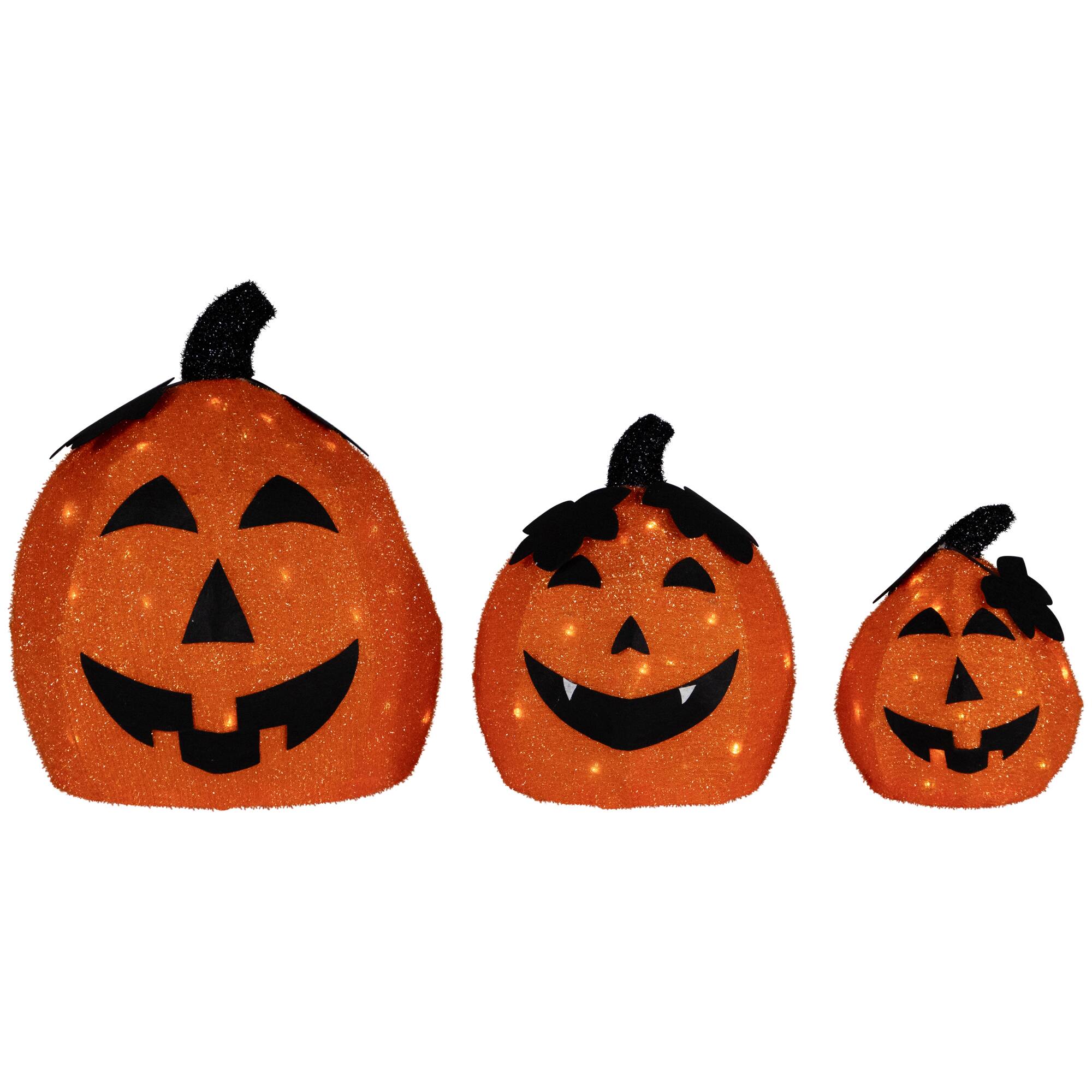 Northlight LED Lighted Jack O' Lantern Outdoor Halloween Decorations ...