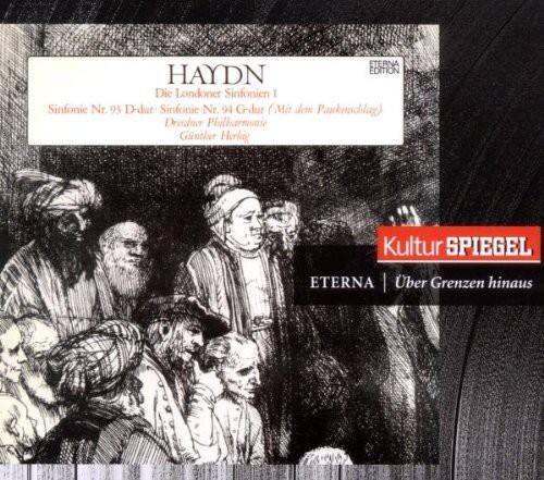HAYDN  
Die Londoner Sinfonien I  
Sinfonie Nr. 95 D-dur  
Sinfonie Nr. 94 G-dur (Mir den Paukenschlag)  
Dresdner Philharmonie  
Günter Hering  

Kultur SPIEGEL  
ETERNA | Über Grenzen hinaus