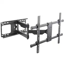 Black+Decker - Full-Motion TV Wall Mount 40" to 86", Extension, 600 x 400 Max VESA, Holds 130 Lbs - Black