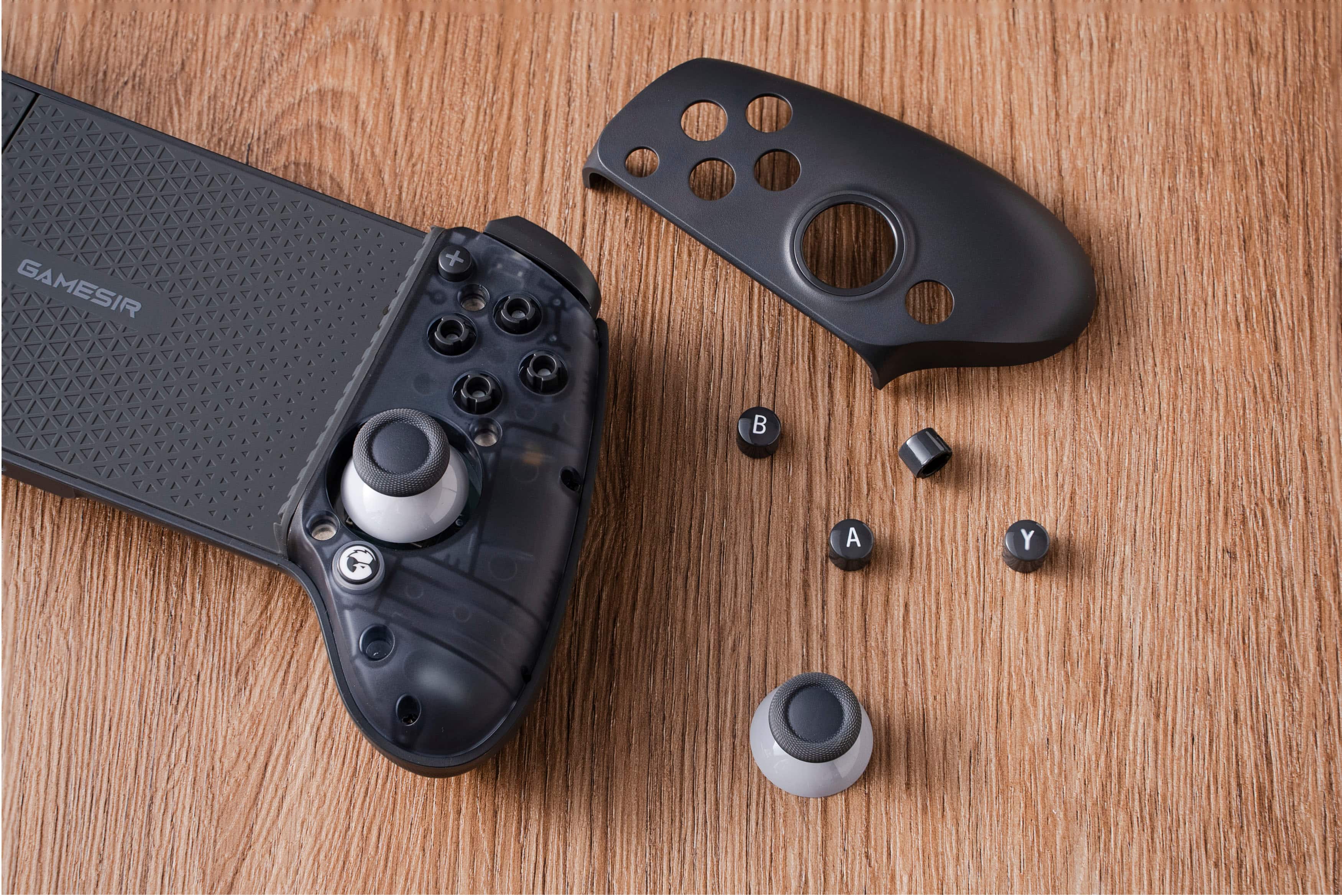 Alt View 5. GameSir - G8 Plus Bluetooth Mobile Game Controller Nintendo Switch/Switch 2, iOS, Android, Tablets, Hall Effect Joysticks/Triggers - Black.