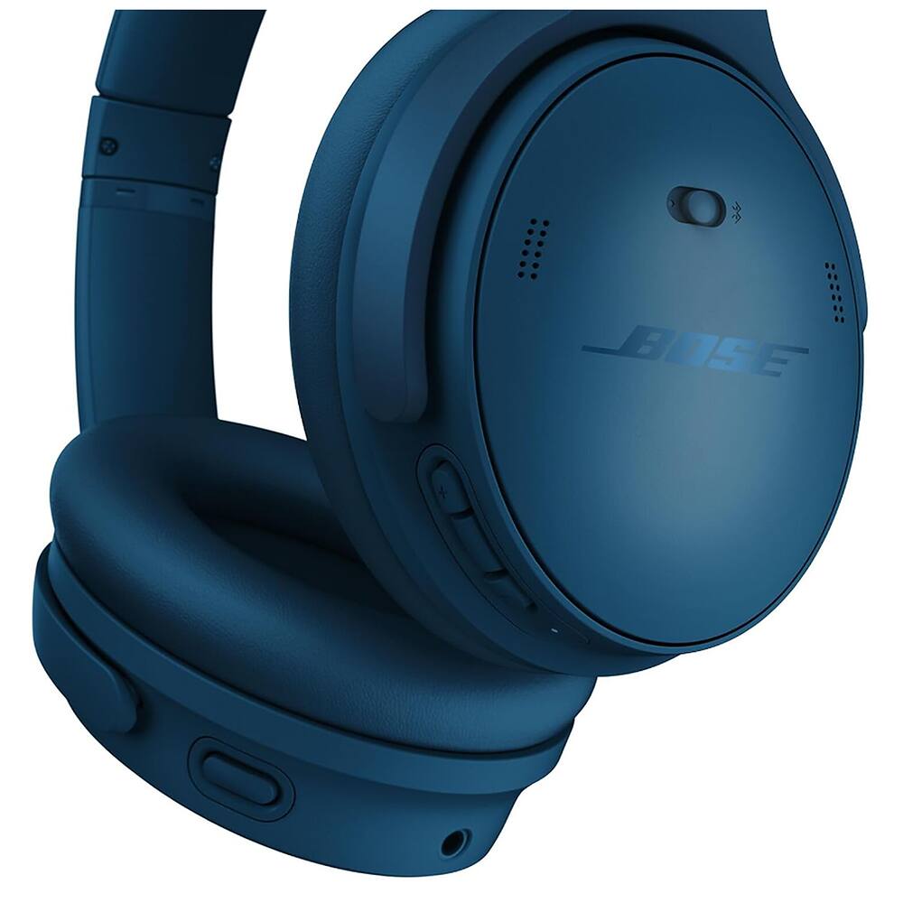 Back. Bose - QuietComfort Wireless Over-Ear Bluetooth Headphones Power Bundle - Twilight Blue.