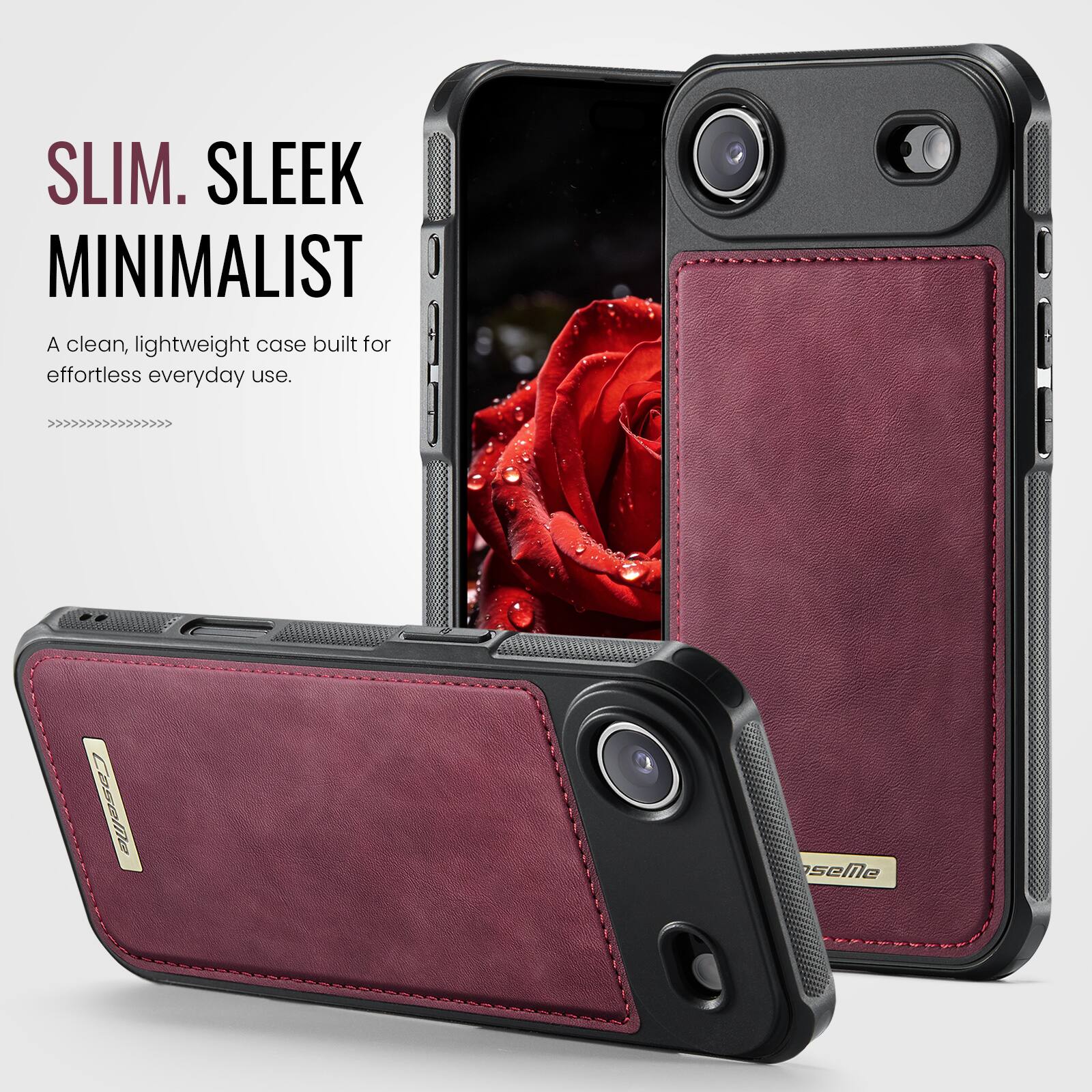 SLIM. SLEEK MINIMALIST  
A clean, lightweight case built for effortless everyday use.
