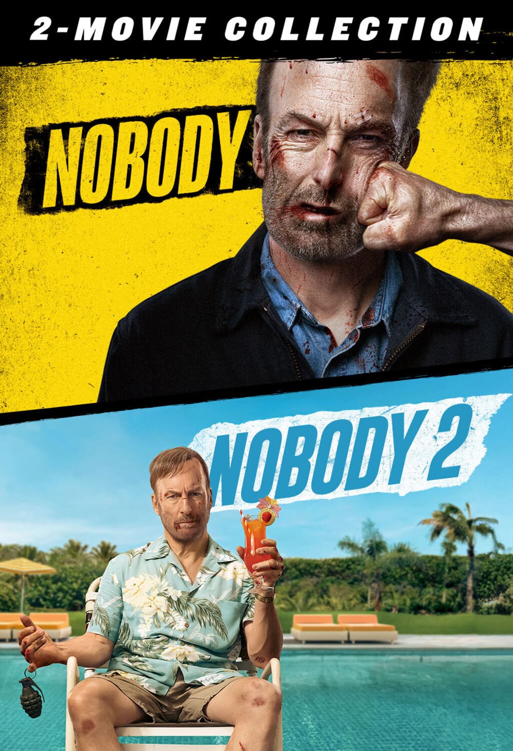 Front. Nobody: 2-Movie Collection   - DVD.