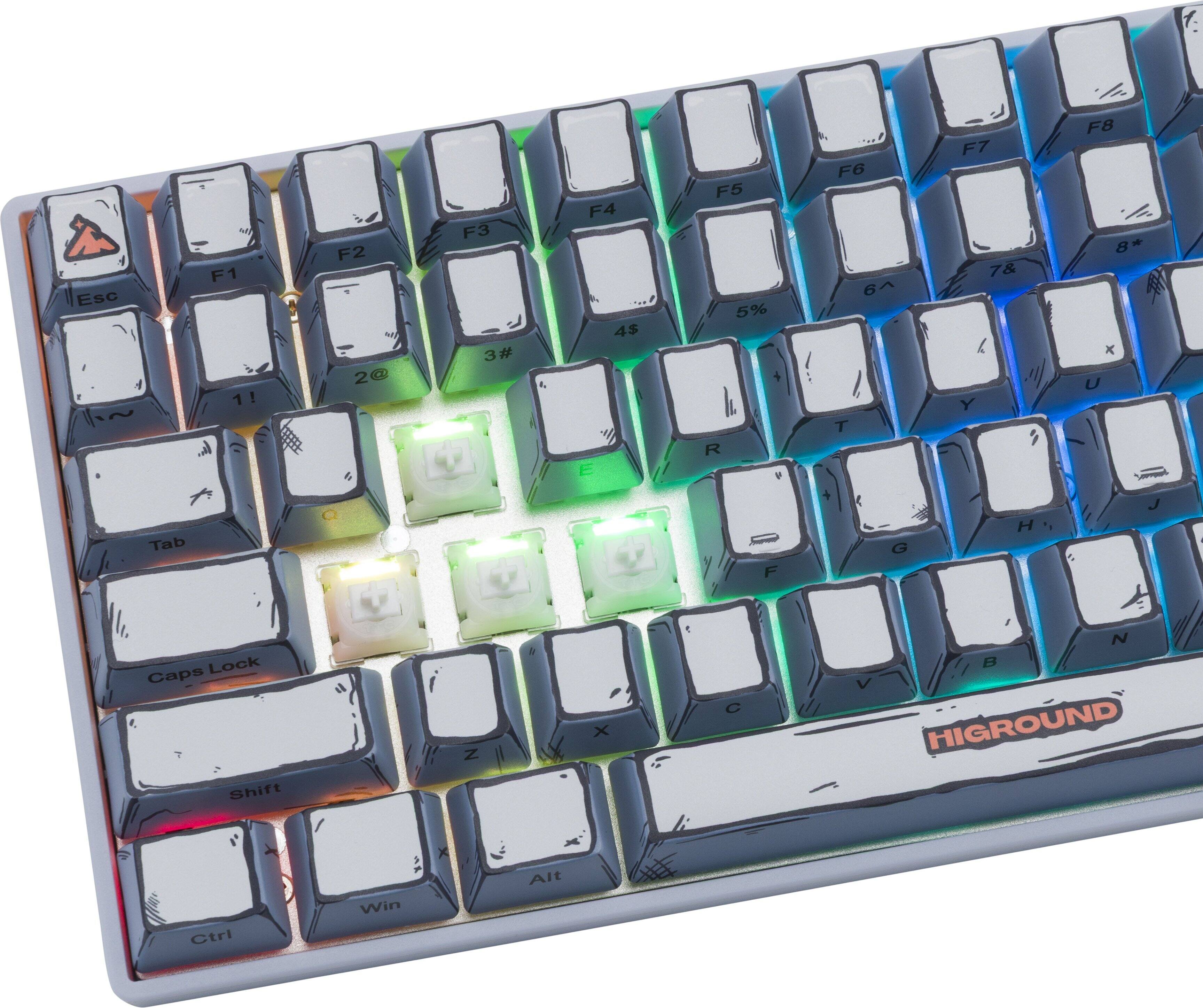 Esc F1 1! F2 2@ 3# F3 4$ F4 5% F5 6^ F6 7& F7 8* F8 9( F9 0) Tab Caps Lock Shift Z X C V B N M Ctrl Win Alt