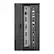 The image features a computer tower with a variety of ports on the back. There are two USB ports, one on the left side and another on the right side. Additionally, there are two HDMI ports, one on the left and another on the right. A digital output port is also present, located in the middle of the tower. The computer tower is black in color, and the ports are arranged in a row along the back of the device.