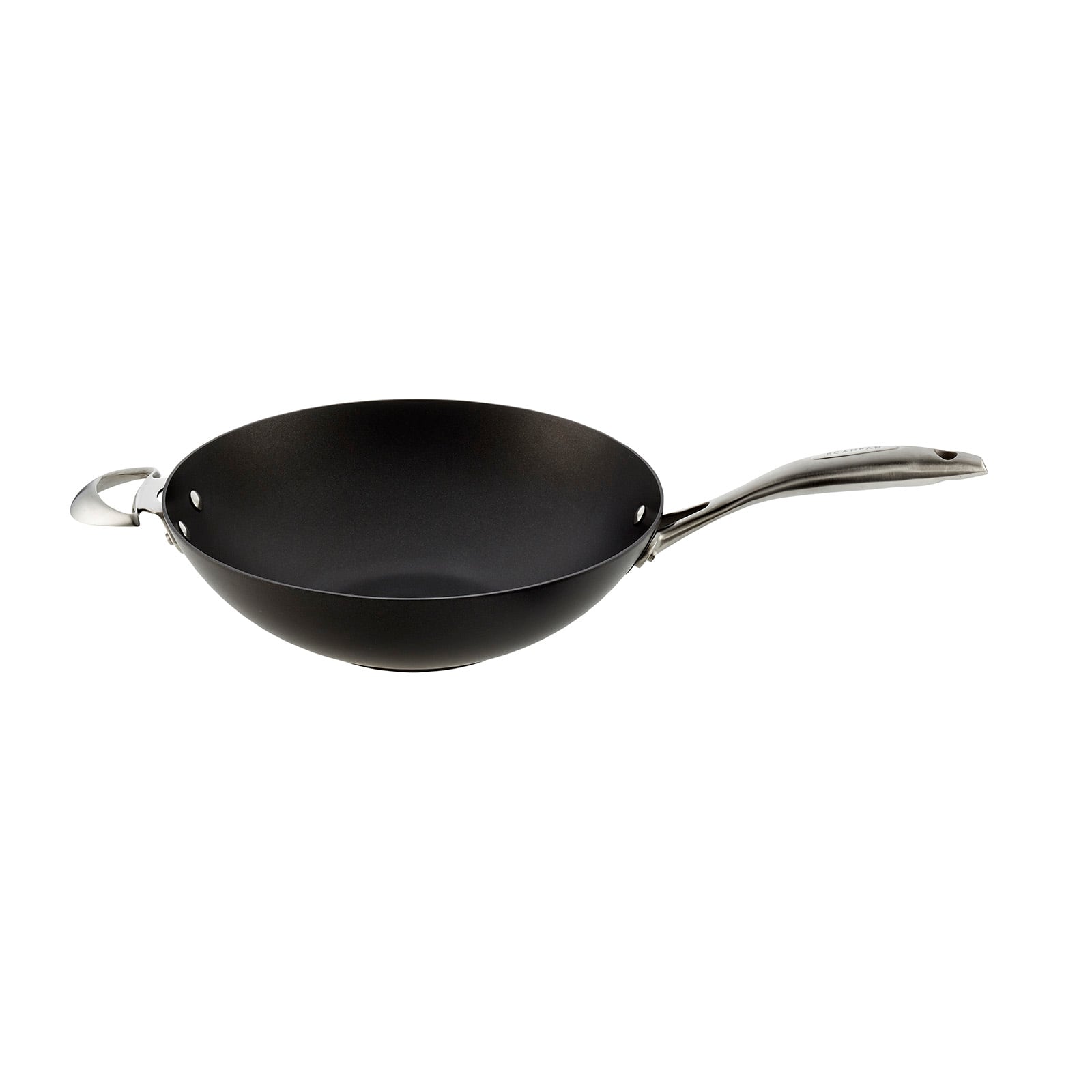 Scanpan - Pro IQ Stratanium 12.5-Inch Nonstick Wok - Black