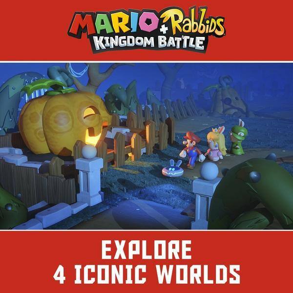 MARIO + RABBIDS KINGDOM BATTLE EXPLORE 4 ICONIC WORLDS