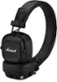 Corrected text: "Comfortable Marshall headphones."