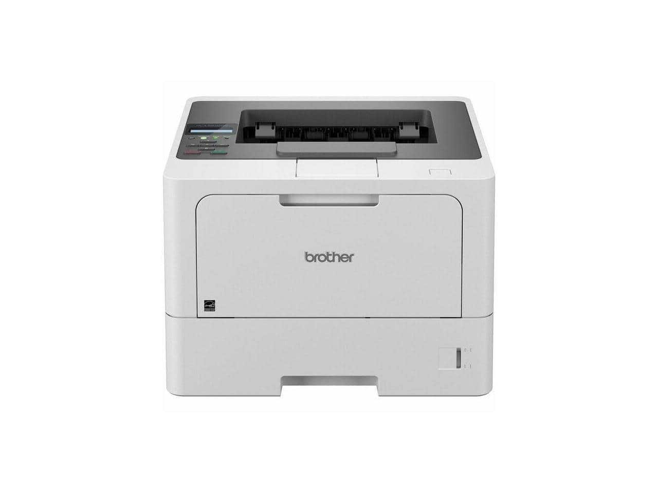 Brother - HL-L5210DN Business Monochrome Laser Printer with Duplex Printing and Networking - Gray