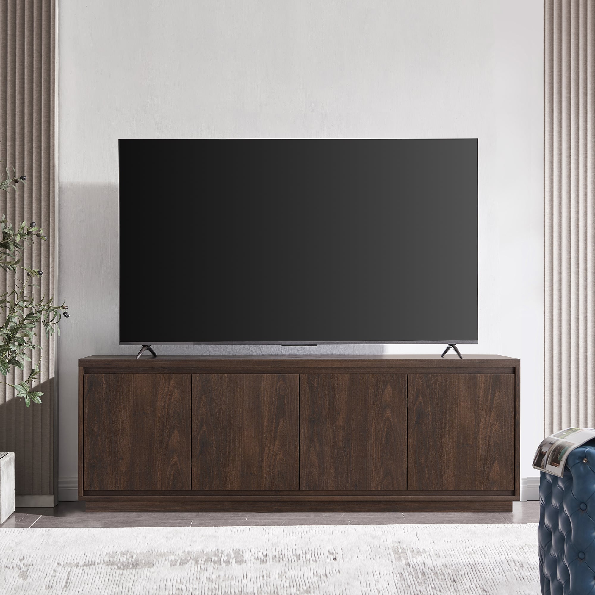 Camden&Wells - Freeport TV Stand for Most TVs up to 75" - Coffee Bean