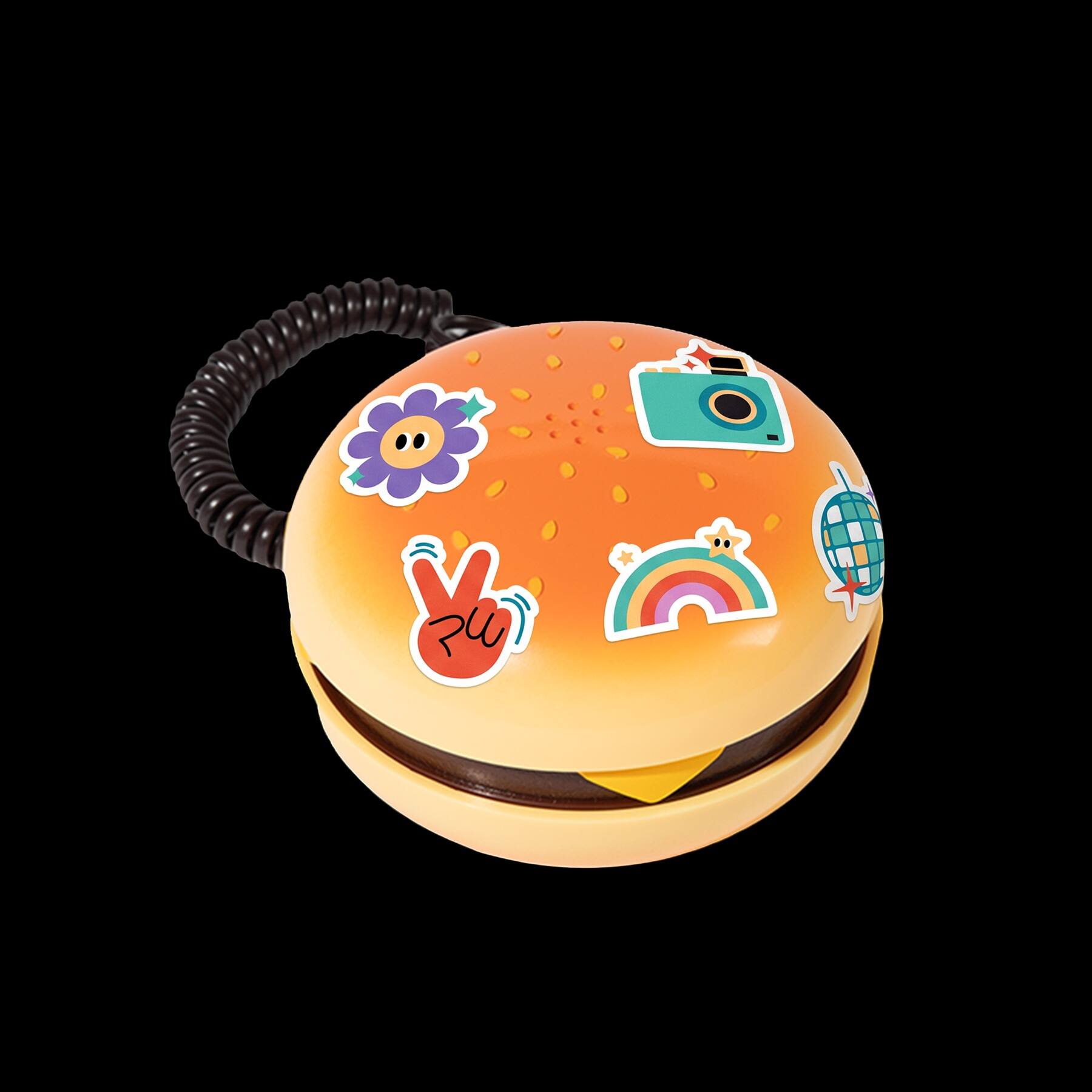 Alt View 6. Ooma - MyPhone by Ooma with Hamburger Phone - Brown.