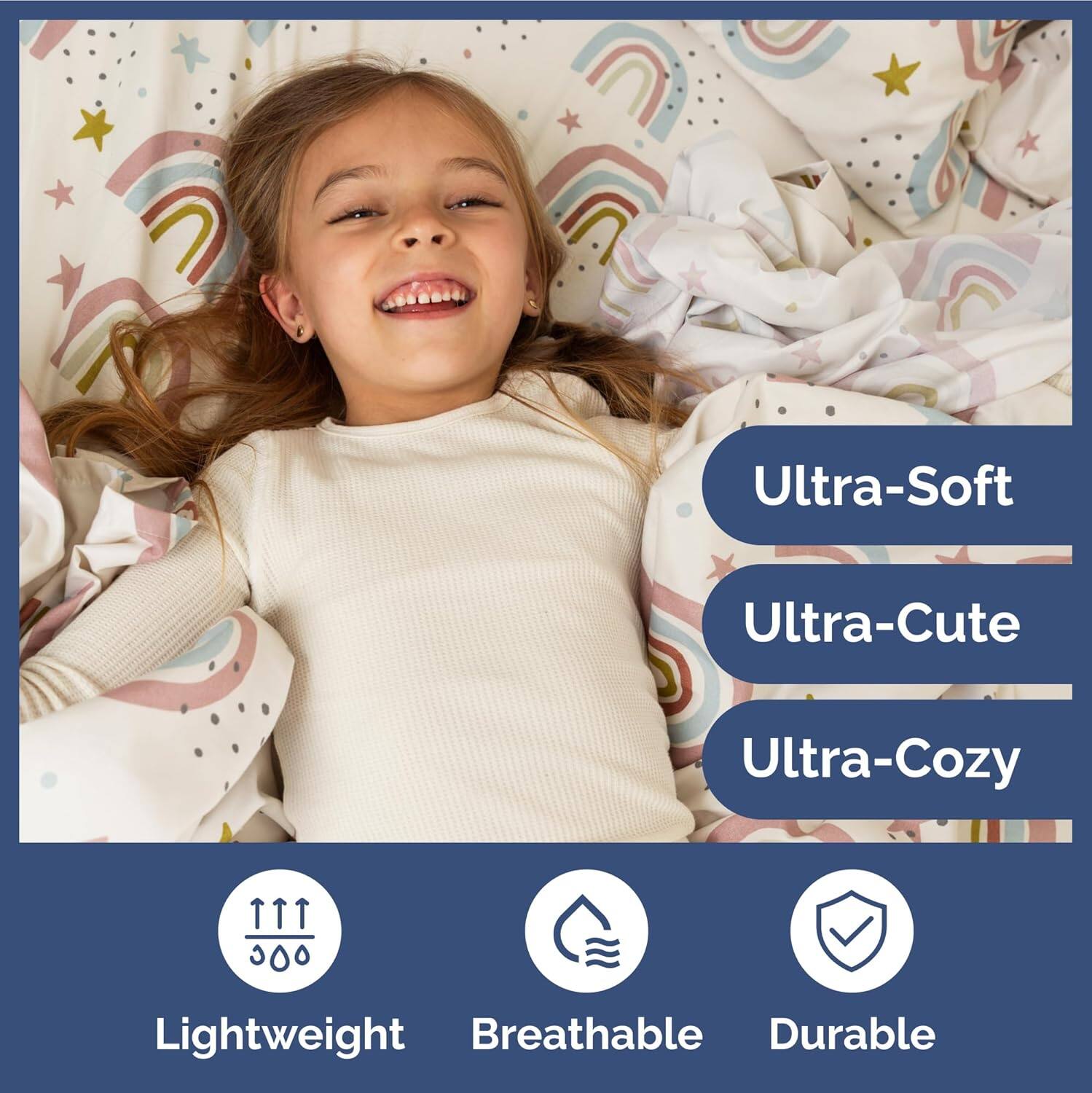 Ultra-Soft  
Ultra-Cute  
Ultra-Cozy  

Lightweight  
Breathable  
Durable