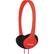 Front. Koss - Koss KPH7 On-Ear Headphones - Stereo - Wired - 32 Ohm - 80 Hz to 18 kHz - Over-the-head - Binaural - Supra-aural - 4 ft - Red.