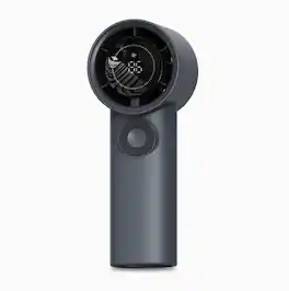 Aluratek - Vortex Go Handheld Rechargeable Fan ADF01F - Black