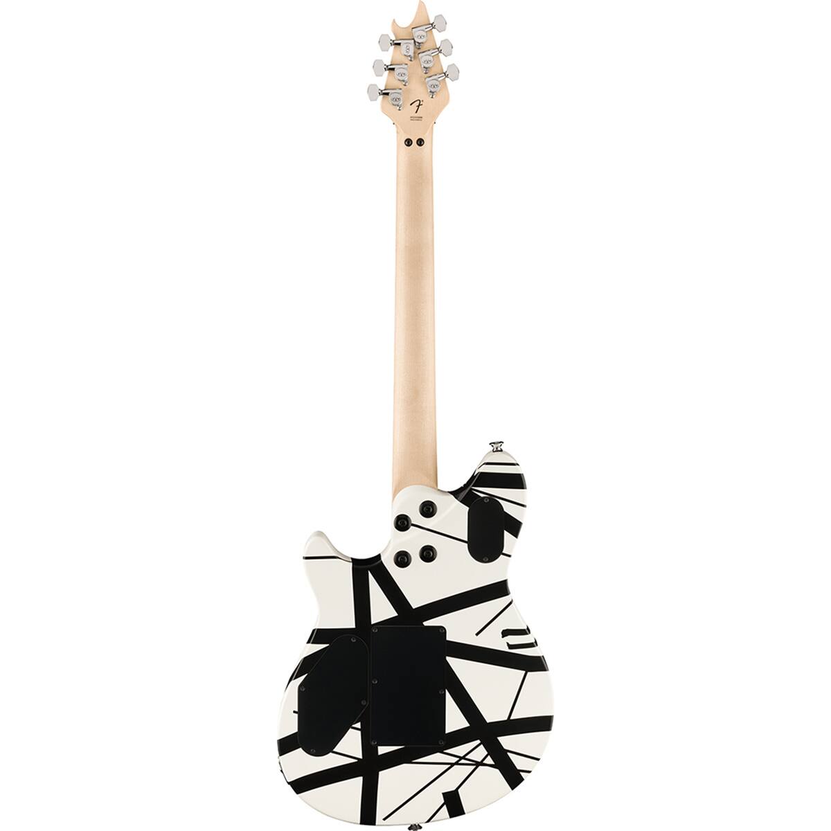 Alt View 1. EVH - EVH Wolfgang Special Striped Series Electric Guitar - Black/White.