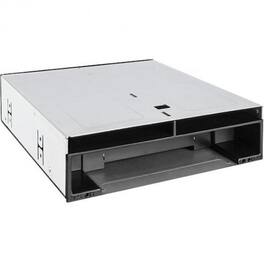 Icy Dock - FlexiDOCK MB095SP-B Drive Enclosure for 5.25" SATA/600 - Serial ATA/600 Host Interface Internal - Black, Silver