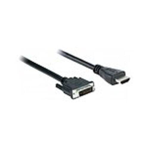 Front. V7 - V7E2HDMIDVID-02M-2N HDMI DVI Cable (M/M) HDMI/DVI-D Dual Link Black 2m - HDMI/DVI-D for Video Device - 6.56 ft - 1 x HDM - Black.