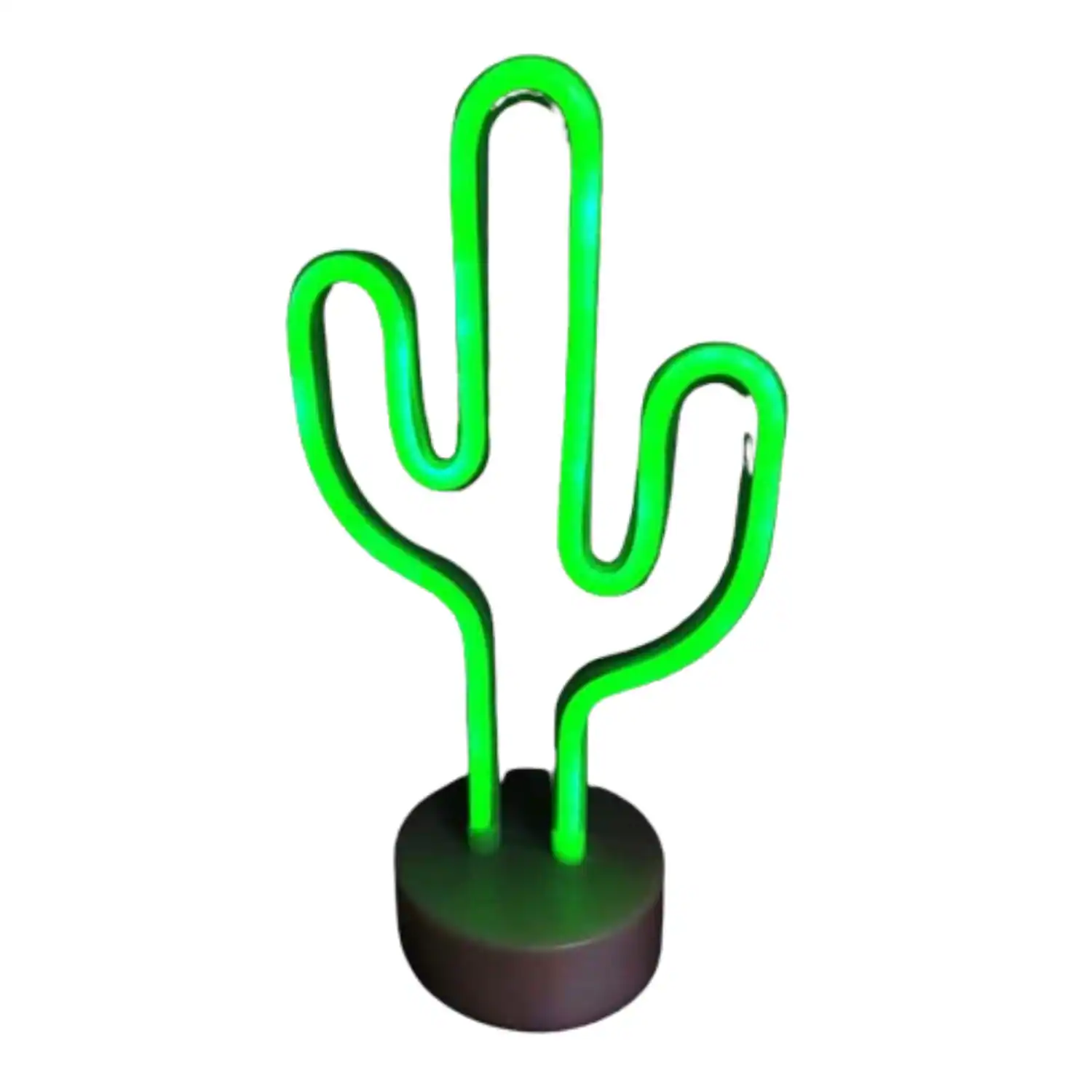 Front. Stock Preferred - Tropical Nights Neon Deco Lights with Remote - Cactus.