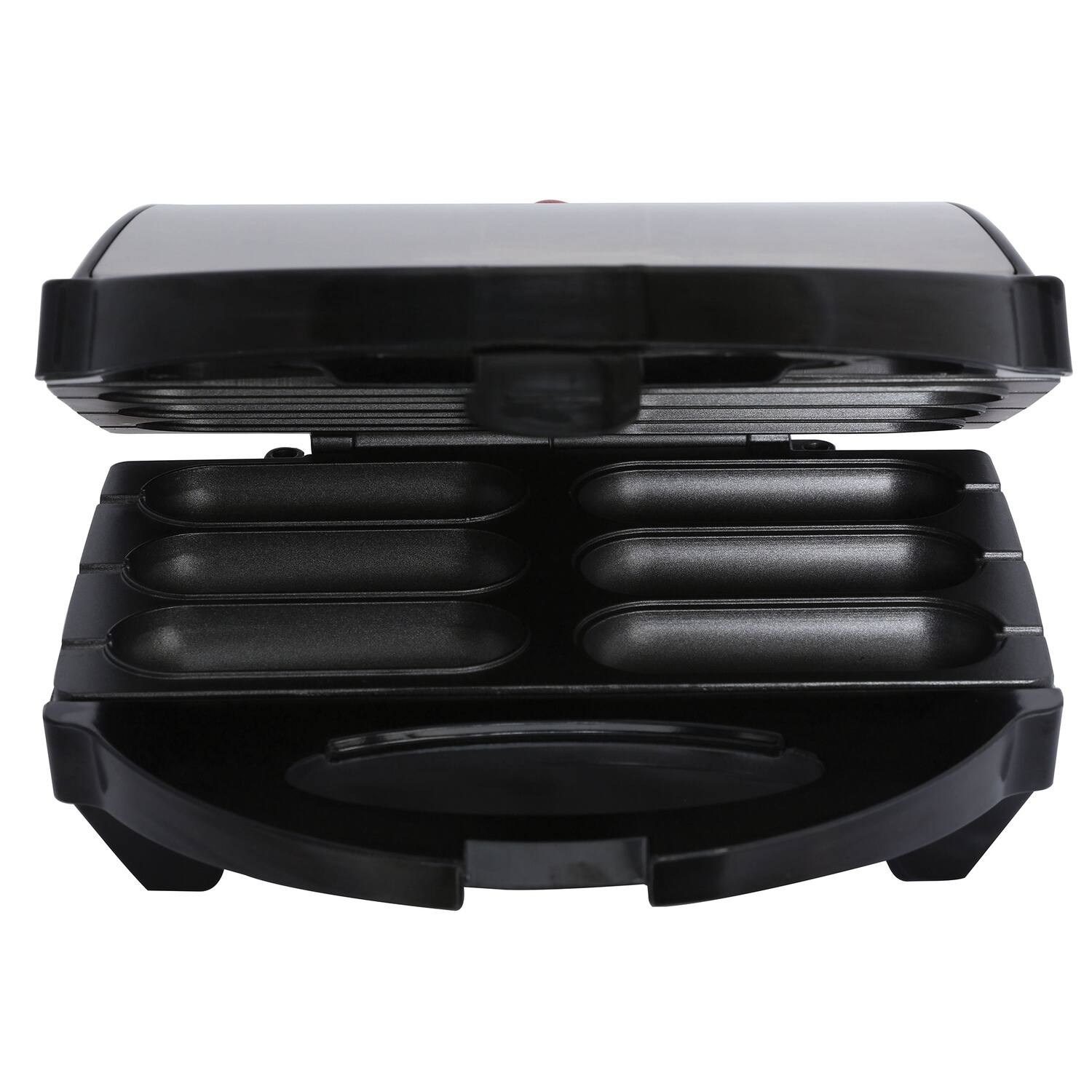 Alt View 3. Brentwood - Brentwood Just For Fun Ts-601s Nonstick 6 Mini Corn Dog Maker - Silver.