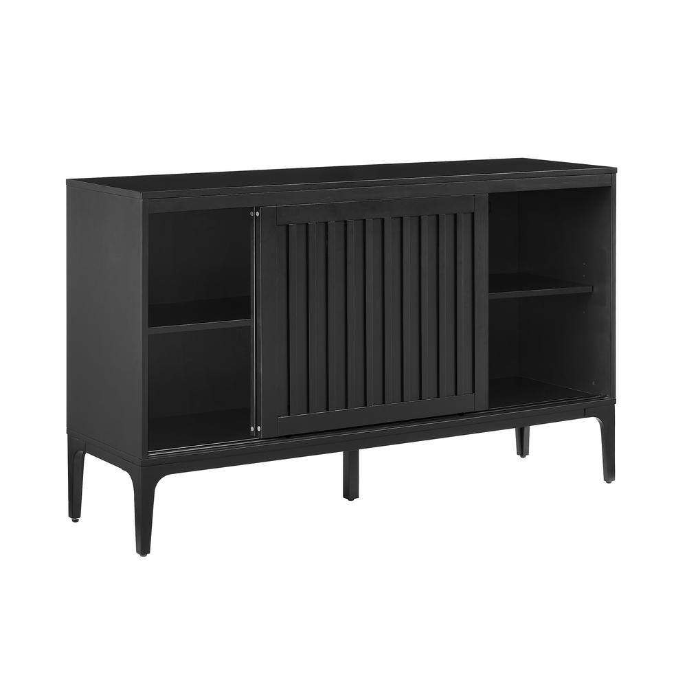 Back. Crosley Furniture - Asher Sideboard - Matte Black.