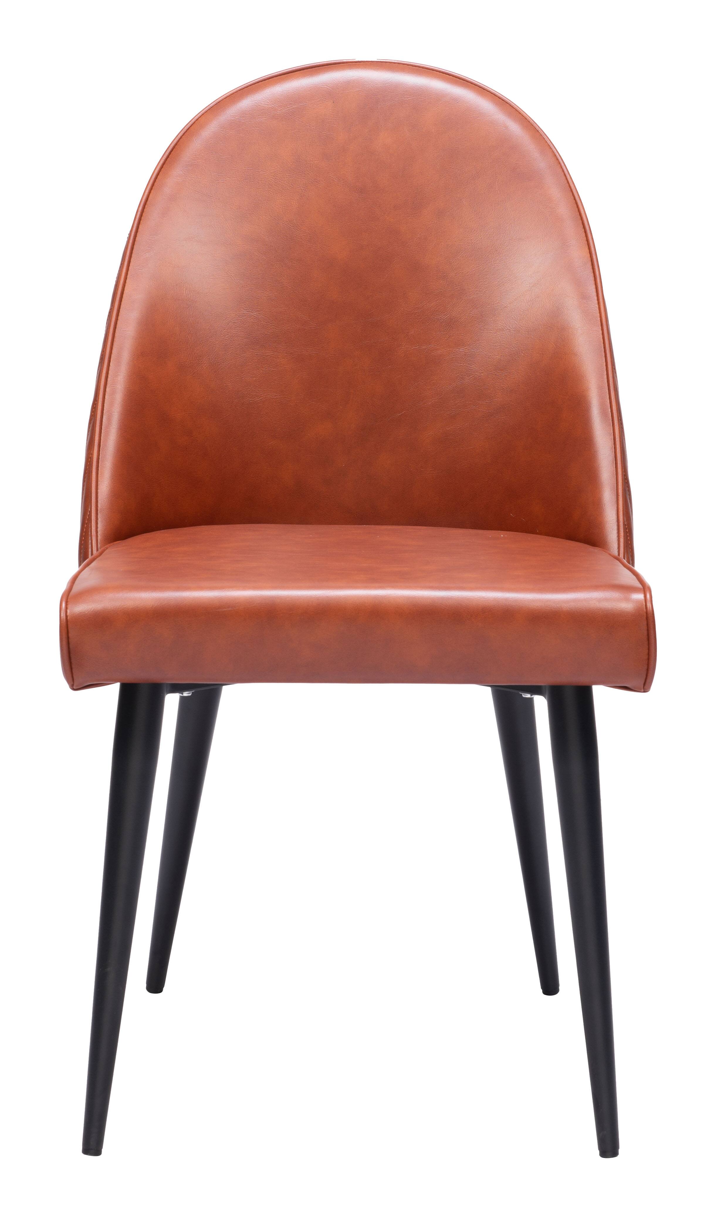 Alt View 1. Hivvago - Silloth Armless Dining Chair (Set of 2) Brown - Brown.