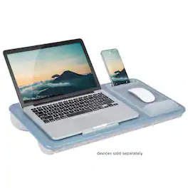 LapGear - Atlas Lap Desk (Fits up to 15.6" Laptop) - Slate Blue