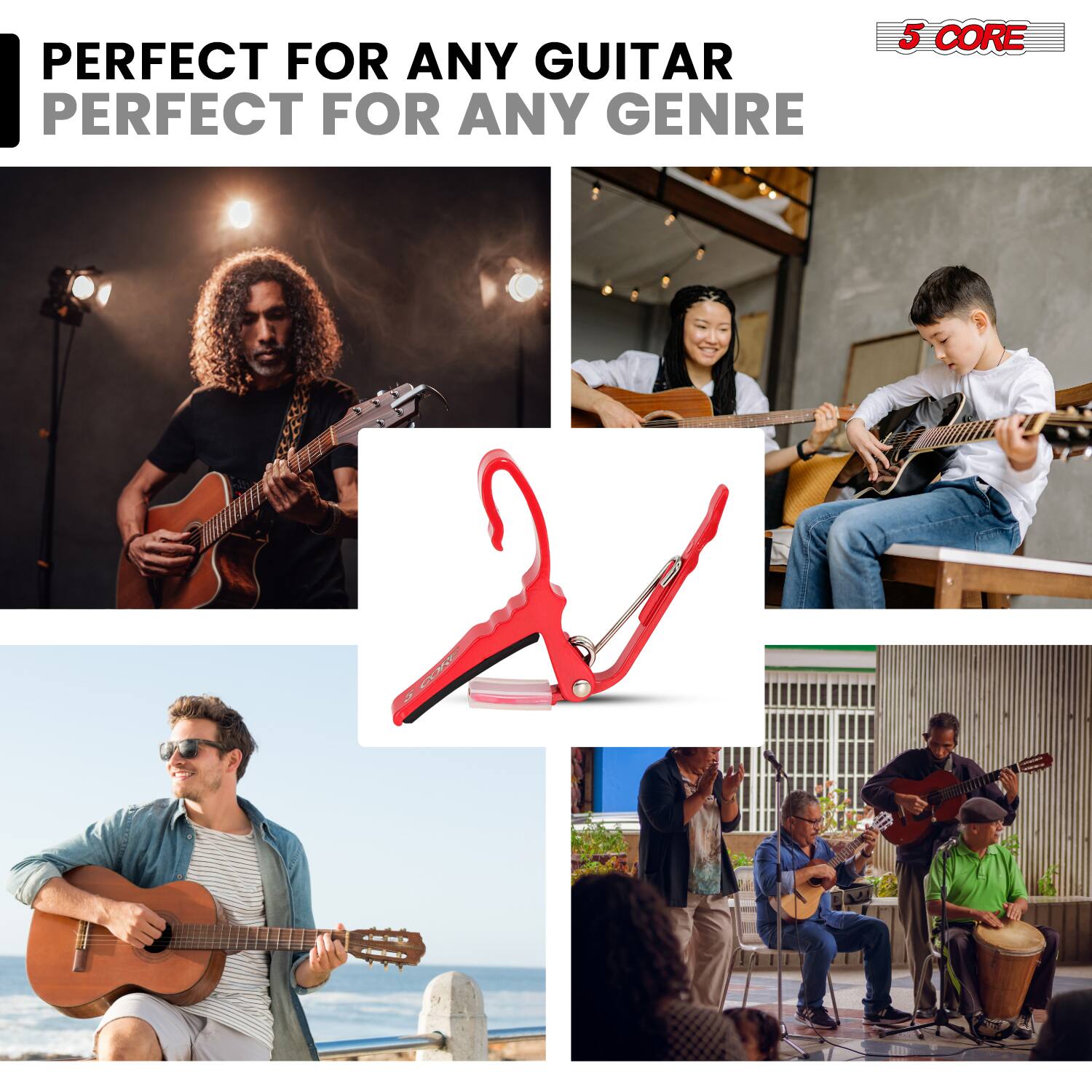 PERFECT FOR ANY GUITAR  
PERFECT FOR ANY GENRE  

5 CORE