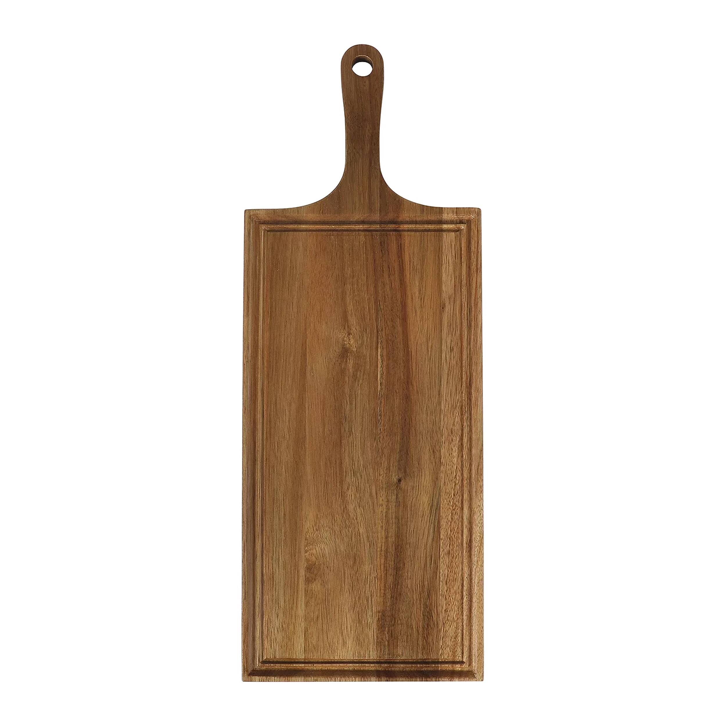 Martha Stewart - Meadowhouse 20 x 7.5 Inch Acacia Wood Charcuterie Board - Brown