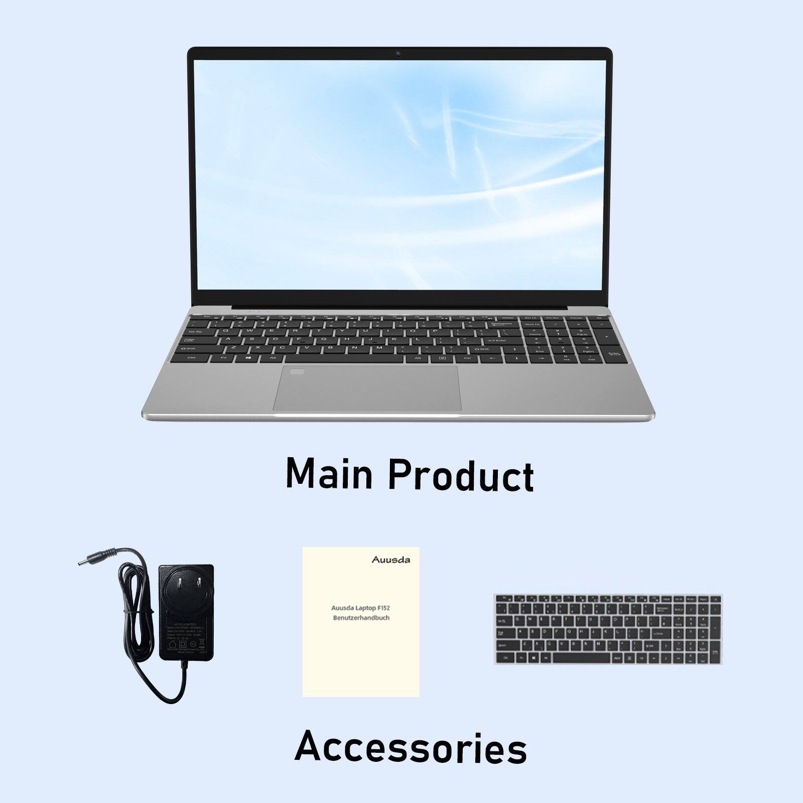 Main Product  
Ausuda Laptop SPVE  
Benutzerhandbuch  

Accessories