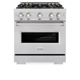 ZLINE - 30 in. 4.2 cu. ft. Classic Freestanding Gas Range with 4 DuoPro Burners and Convection Gas Oven in Stainless Steel - Stainless Steel