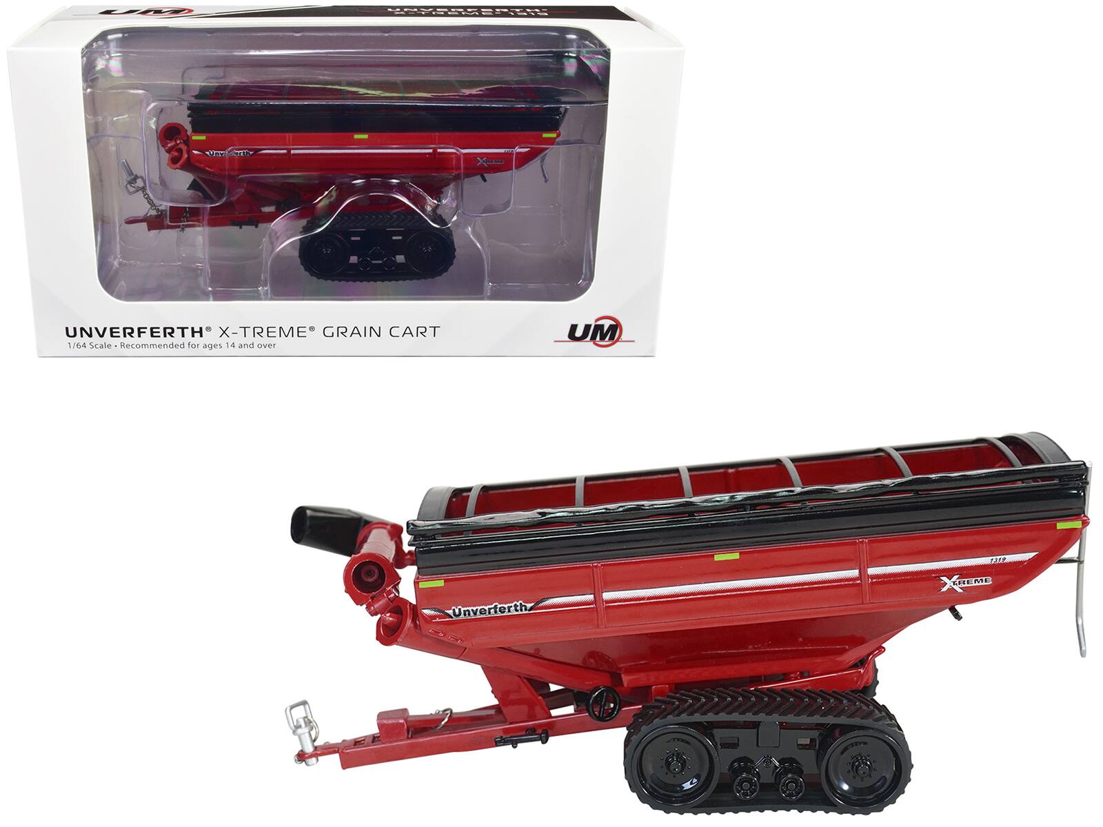 UNVERFERTH X-TREME GRAIN CART  
1/64 Scale  
Recommended for ages 14 and over