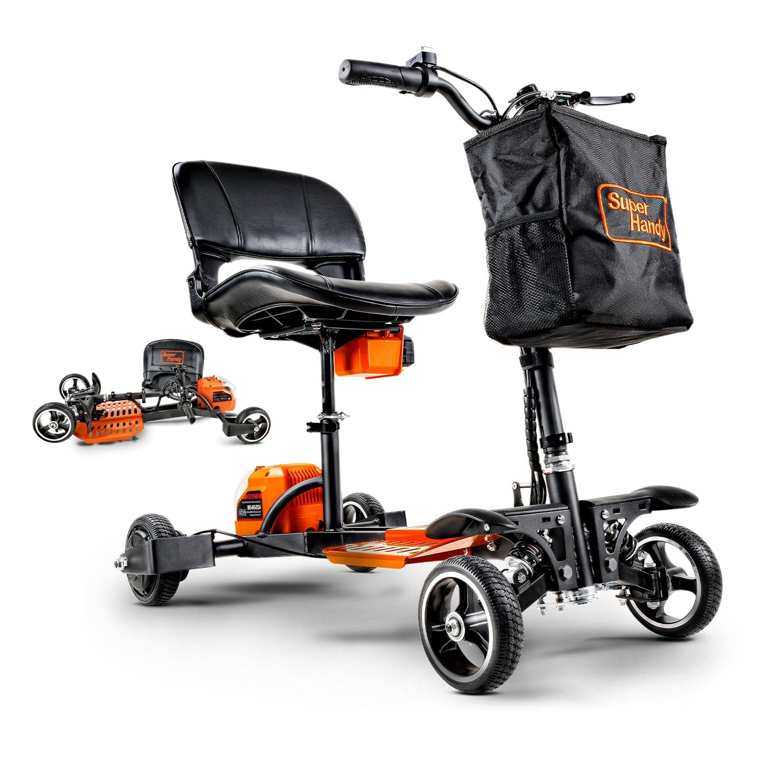 SuperHandy - Mobility Scooter 4-Wheel - Foldable & Lightweight, 48V Li-Ion - Black price history on PriceWatchPro