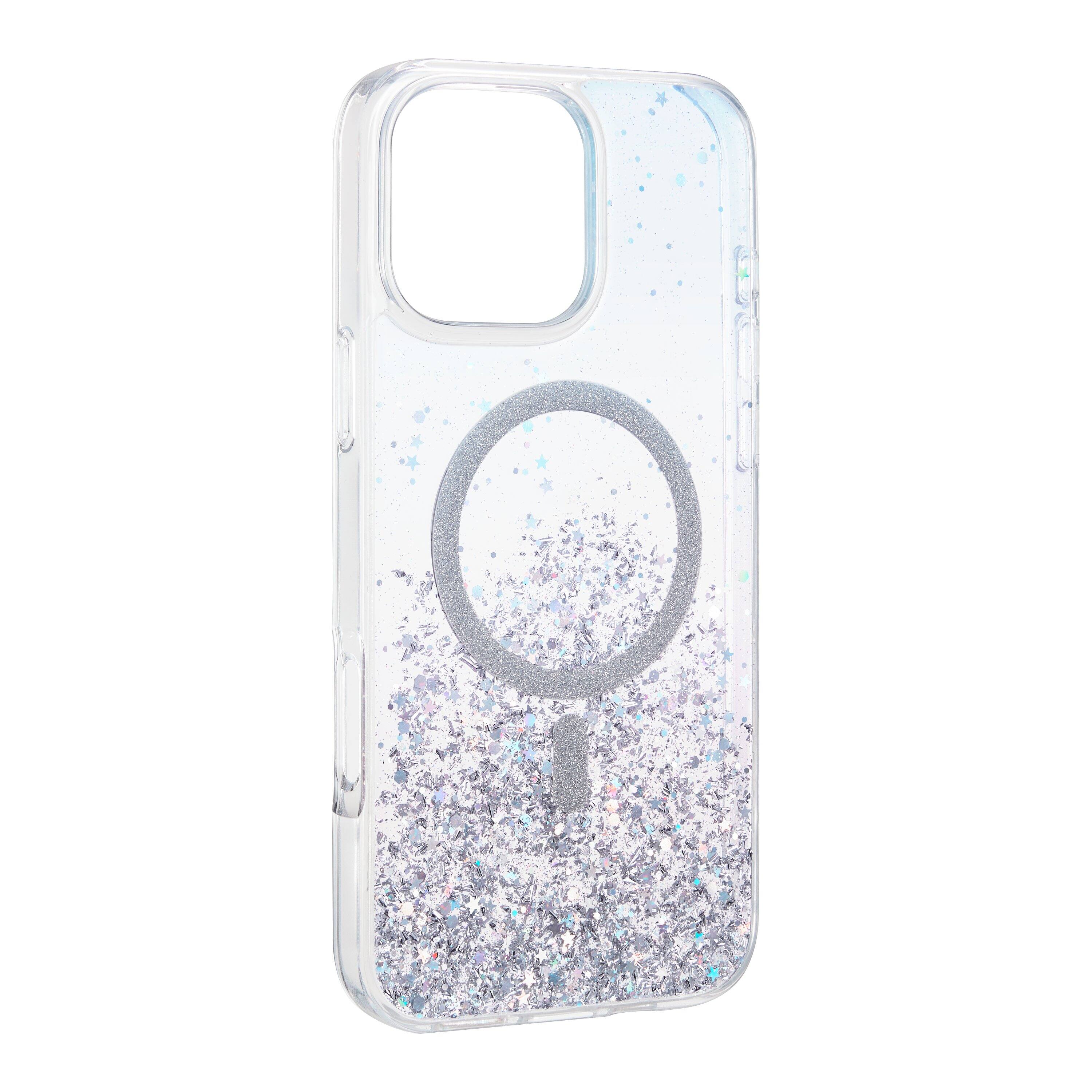 Alt View 20. Insignia™ - Hard-Shell Case with MagSafe for iPhone 16 Pro Max - Glitter.