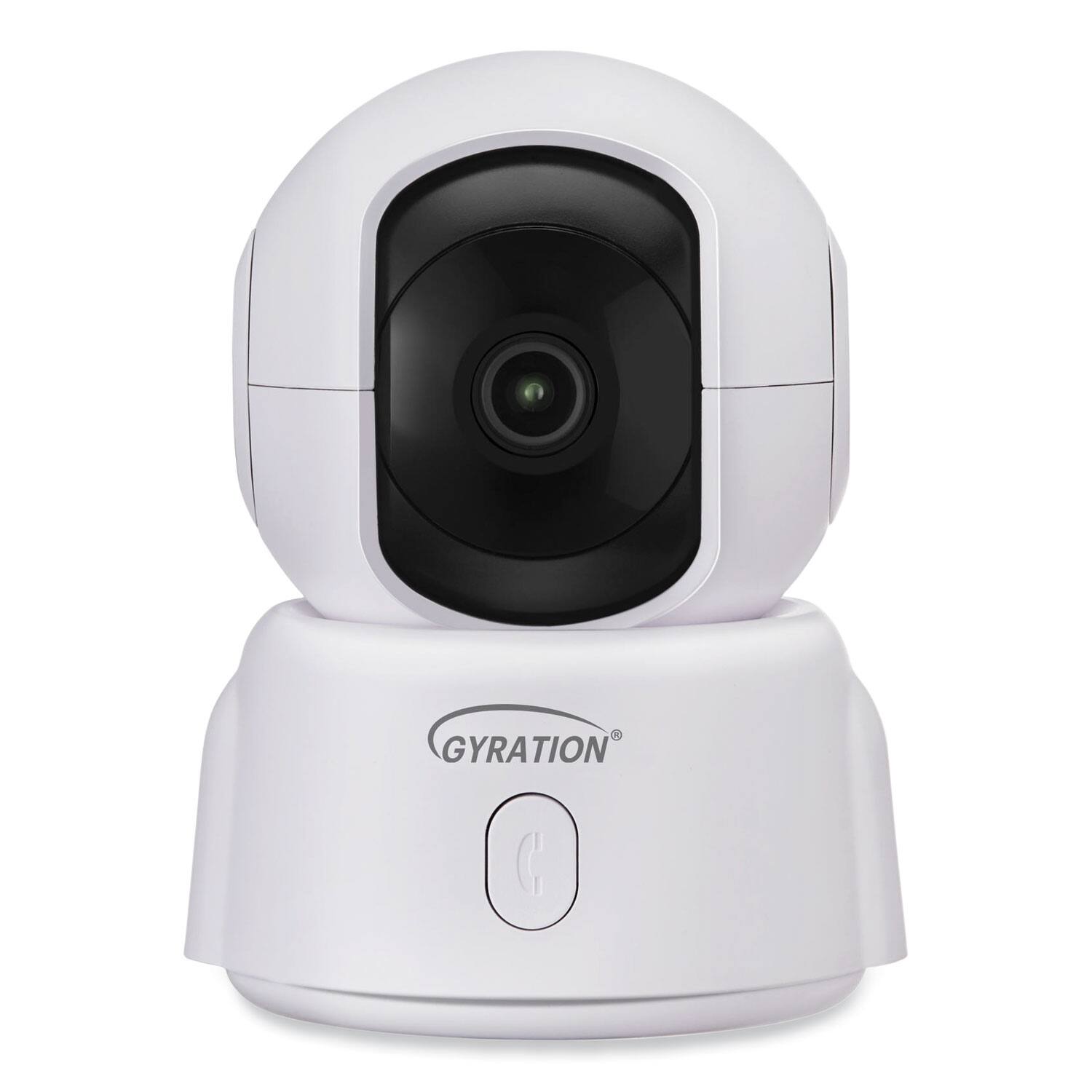 Alt View 1. Adesso - Adesso CYBERVIEW 2000 Cyberview 2000 1920 x 1080 Pixels 2MP Smart WiFi Pan/Tilt Camera - White.