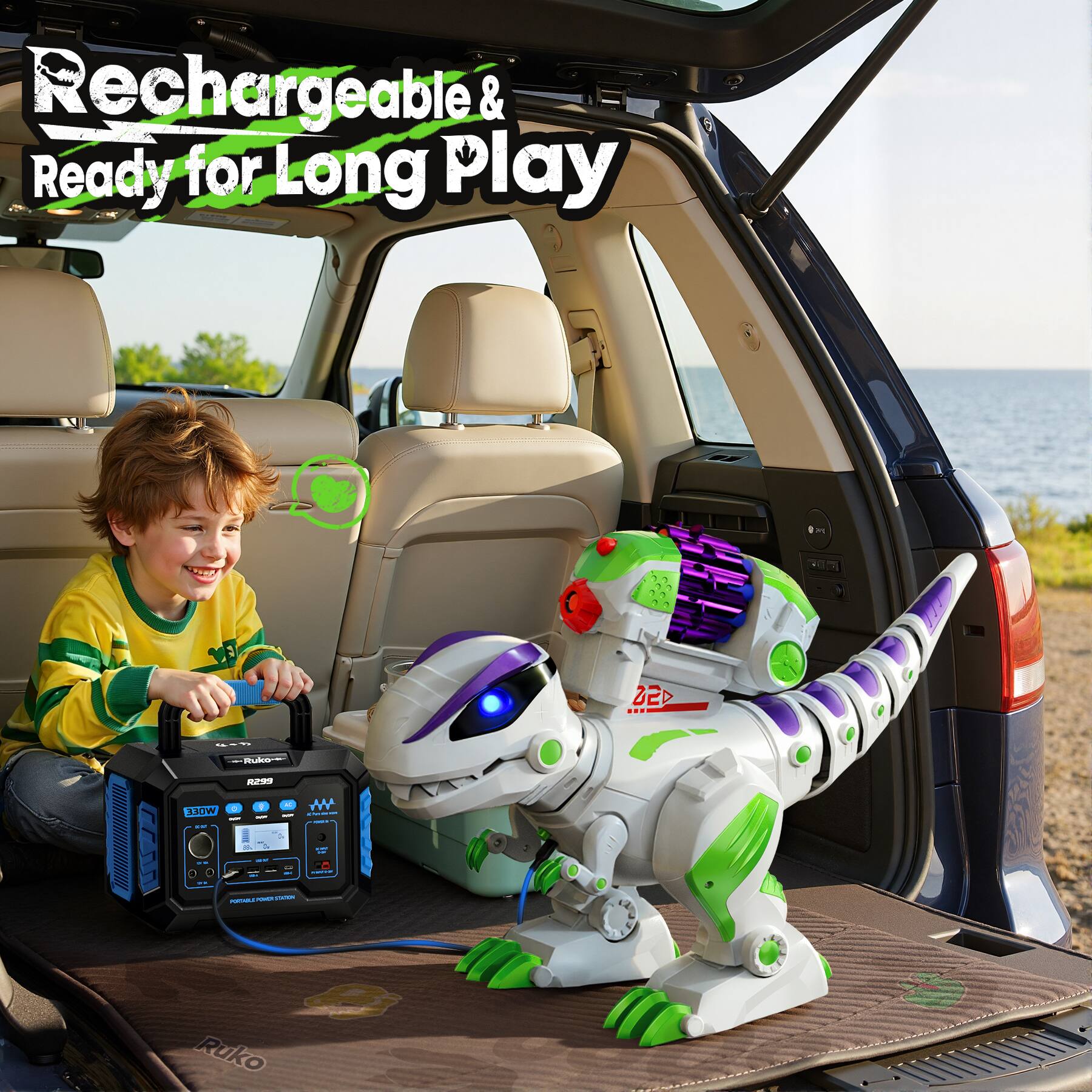 Rechargeable & Ready for Long Play